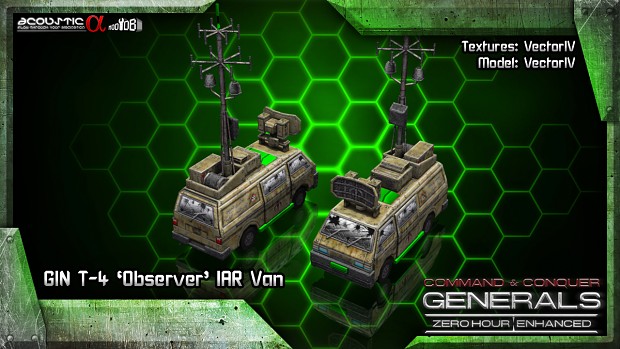 GIN T-4 'Observer' Improvised Acquisition Radar Van