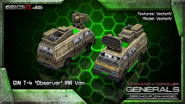 GIN T-4 'Observer' Improvised Acquisition Radar Van