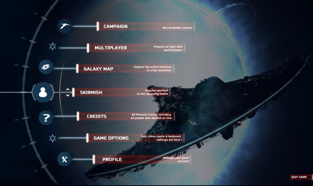 Stargate Space Conflict : Asurans Rise Menu Leaked