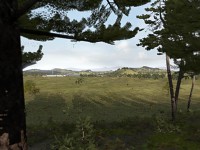 Farmland on the east part of the island