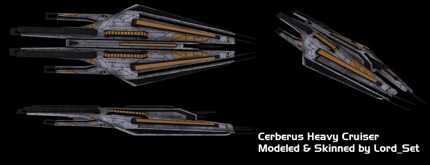 Cerberus Heavy Cruiser: Skinned