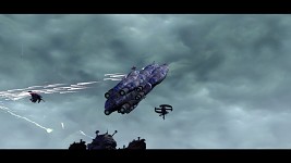 Grey Gas giant skydome test
