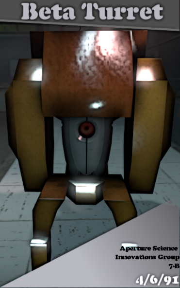 Beta Turret Trading Cards