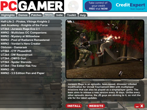 JR Evo 2.1 in PCGamer UK
