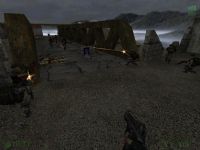 Enemies rushing to take flag