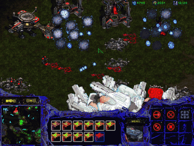 Gunships advance