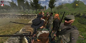 Shooting from the stone wall!