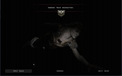 new style of character selection menu