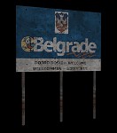 Belgrade Welcome Sign WIP