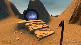 Stargate on Planet P3X-674 (Canyon)