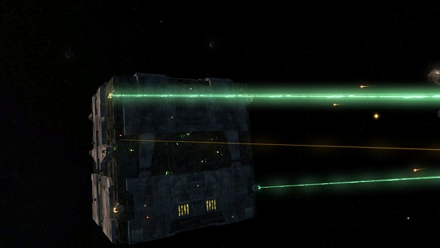 A vessel has been detected. Resistance level: High. Commence destruction
