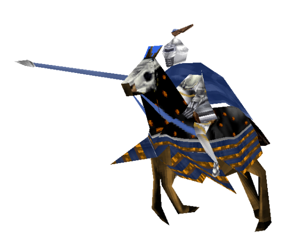 French Gendarme, charging