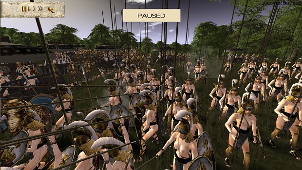 Far East Celt War Wagon Outflanking Amazon Hoplite