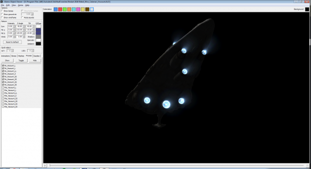 Viscount engine glows