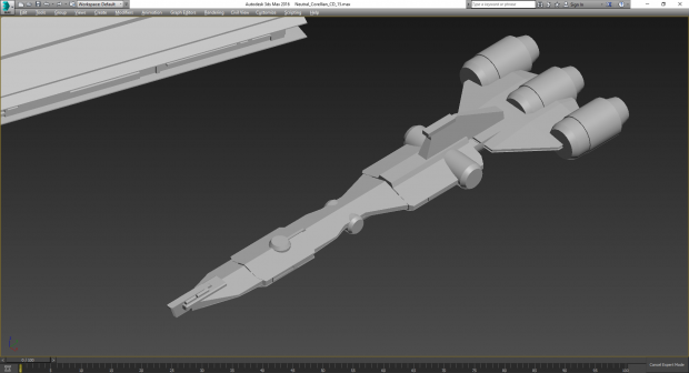 Build stream #1 progress: Corellian Destroyer