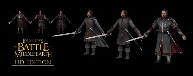 Aragorn - old versus HD