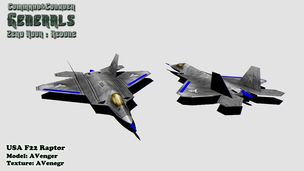 F Raptor Image C C Generals Zero Hour Redone Mod For C C Generals