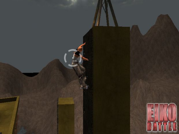Guy Climbing a wall