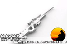 Accuracy International AWM/P Render 2