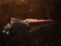 Venator over Coruscant