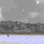 frozen lake