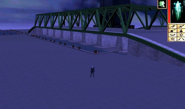 Big green bridge!