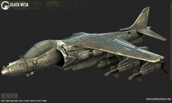 Harrier Jet Beauty Render