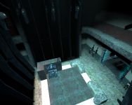 a room, pods and you inbetween