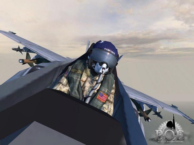 American F-18 Fighter