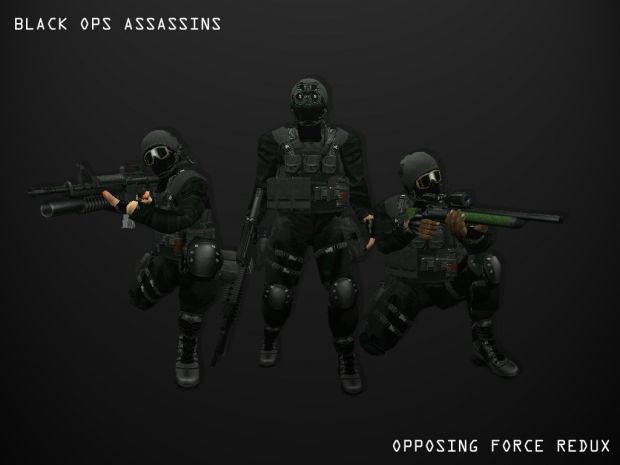 New Male Black Ops Assassin 2 image - Opposing Force Redux Mod for Half-Life 