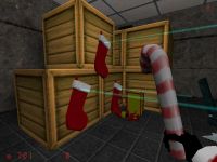 Stockings and new candy cane