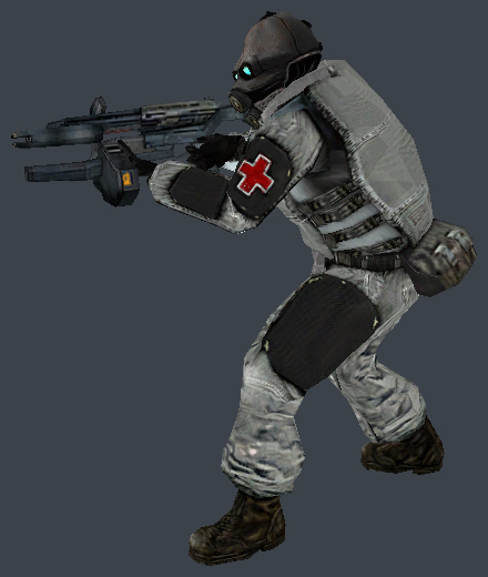 Combine Medic player skin