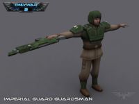 Imperial Guard Guardsman (Textured)