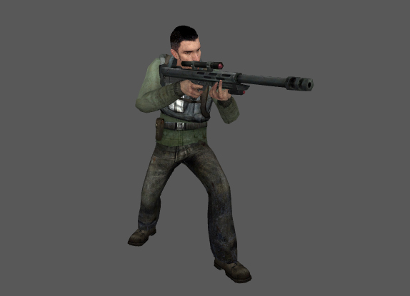 Player holding Sniper Rifle image - Obsidian Conflict mod ... - 574 x 415 jpeg 70kB