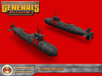Attack Submarine Render