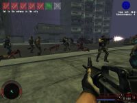 zombies in city with mercs fighting!