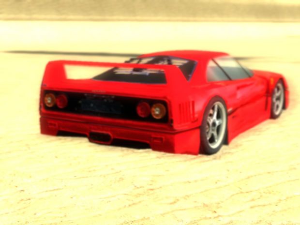 Ferrari F40 Beauty Shot