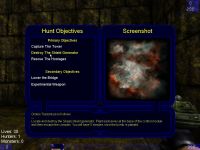 Hunt Objective Window Blue