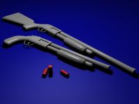 Un skinned shotgun