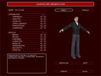 In-Game Character Creation