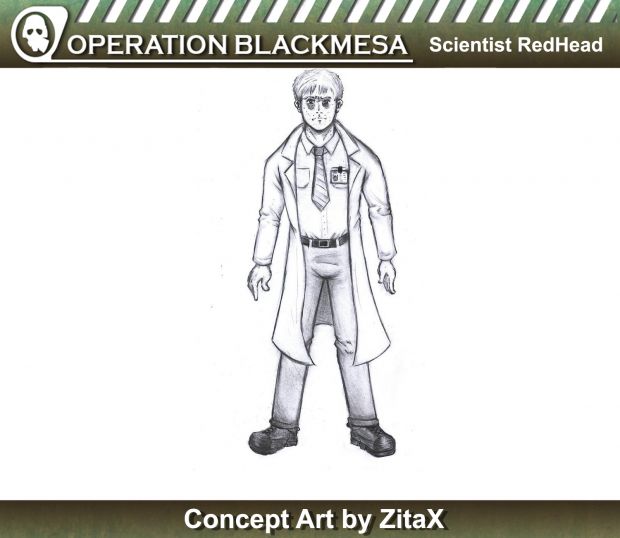 Scientist RedHead Concept