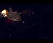 Sith Interdictor and Fighters