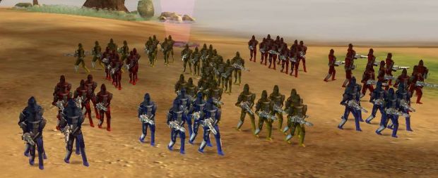 Diffrent Colored Mandalorians