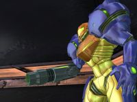 Side-shot of Samus