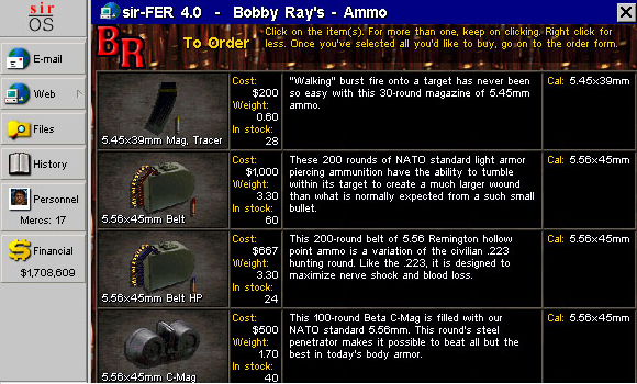 New Ammo types