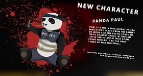 New 'Donation Character' : Panda Paul !
