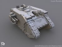 High-poly Land Raider