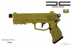 GDI handgun concept art