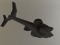 GDI Orca Fighter render back