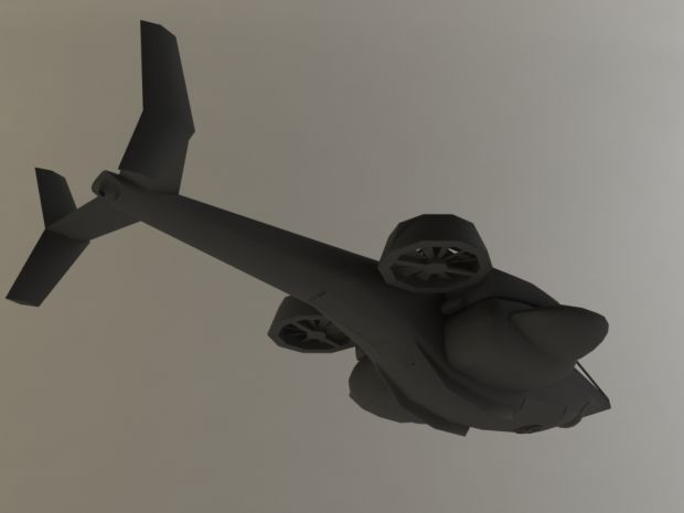 GDI Orca Fighter render back